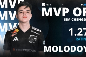黑色闪电！哈萨克斯坦狙击手molodoy荣获IEM成都MVP