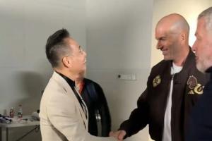 詹俊：与齐达内就近期足坛热点话题，进行了短暂而热烈的交流