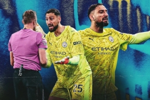 还需适应裁判？多纳鲁马本赛季英超10场4黄，3张因为不满判罚