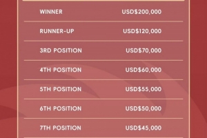 国际乒联成都混团世界杯奖金分布：总奖金80万美元，冠军20万美元