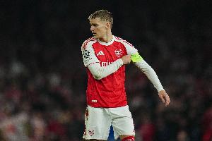 厄德高：对方吃到红牌我们本应赢球 很想念在球场上的感觉