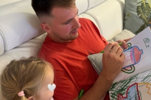 东契奇祝女儿生快：我的小公主 非常想念你 迫不及待想尽快见到你