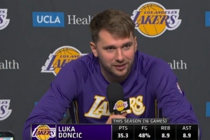 下一场打猛龙！东契奇：我不怎么看NBA 只知道他们战绩不错