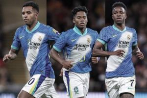 巴西三杰迷失...1.5亿维尼修斯9场球荒 李哥30场0球恩德里克1出场