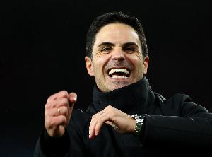 OPTA：阿森纳英超夺冠概率高达78.69%，曼城11.43%、利物浦4.16%