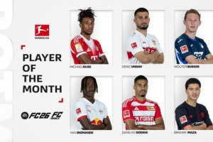 德甲11月最佳球员候选：奥利塞、翁达夫、多基、马扎在列