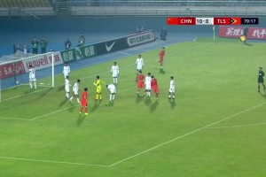 两位数！谢晋头球破门上演帽子戏法