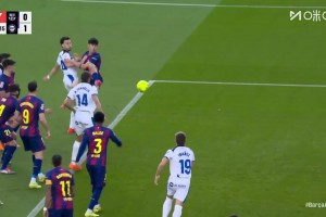 巴萨开场44秒落后阿拉维斯！卡萨多乌龙助攻，伊巴涅斯破门