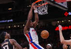场均19.5分11.8板！明天活塞迎战老鹰杜伦大概率出战比赛